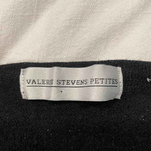 Valerie Stevens Petites Metallic Wool Cardigan - Picture 4 of 9